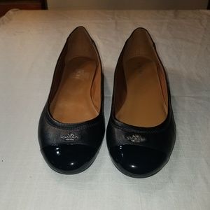 COACH Black Flats